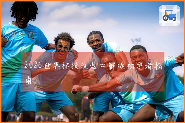2026世界杯投注盘口解读初学者指南